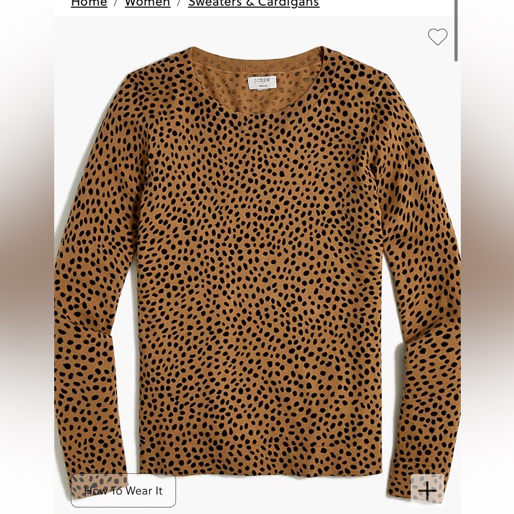 NWOT J Crew Teddie Sweater XXL